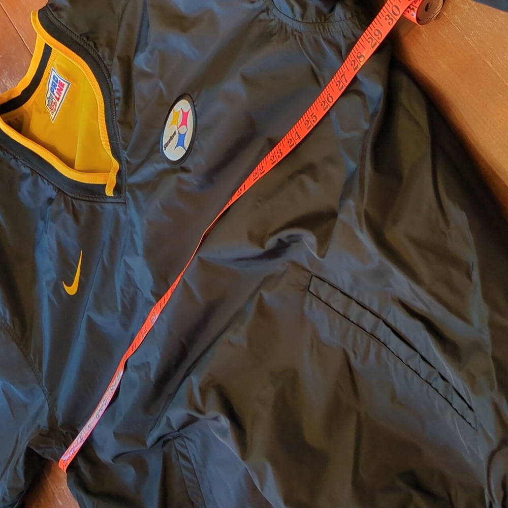 Vintage Reversible NIKE Pittsburgh Steelers Pullover Jacket - Picture 7 of 12